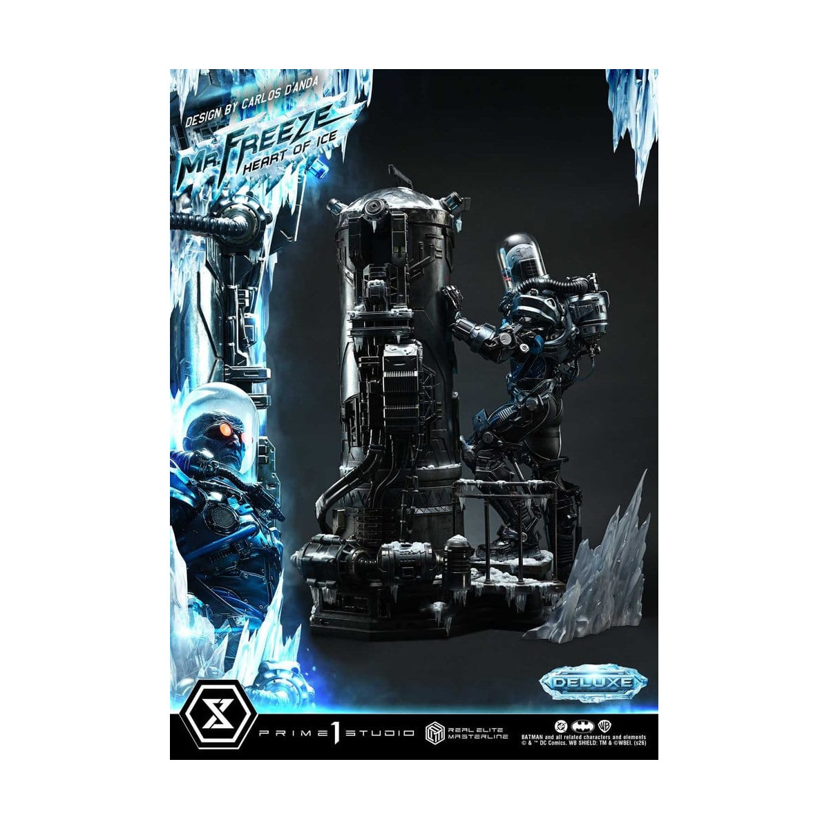 Prime 1 Studio - Mr. Freeze „Heart of Ice“ (Design: Carlos D'Anda) DX-Bonusversion – Real Elite Masterline Series 1/3