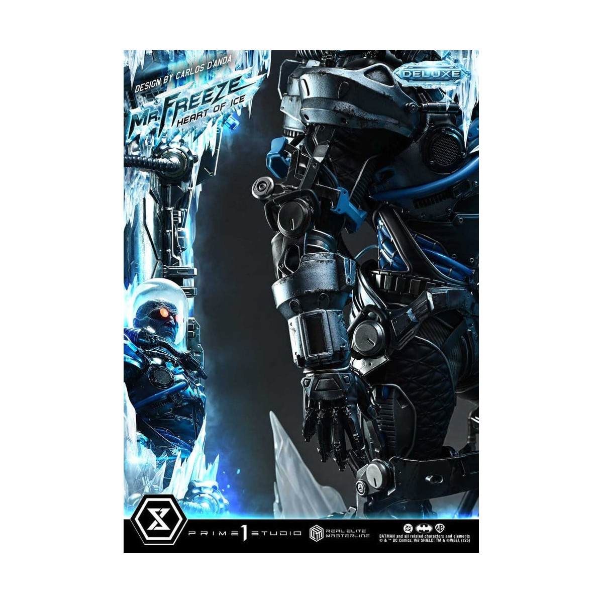 Prime 1 Studio - Mr. Freeze „Heart of Ice“ (Design: Carlos D'Anda) DX-Bonusversion – Real Elite Masterline Series 1/3