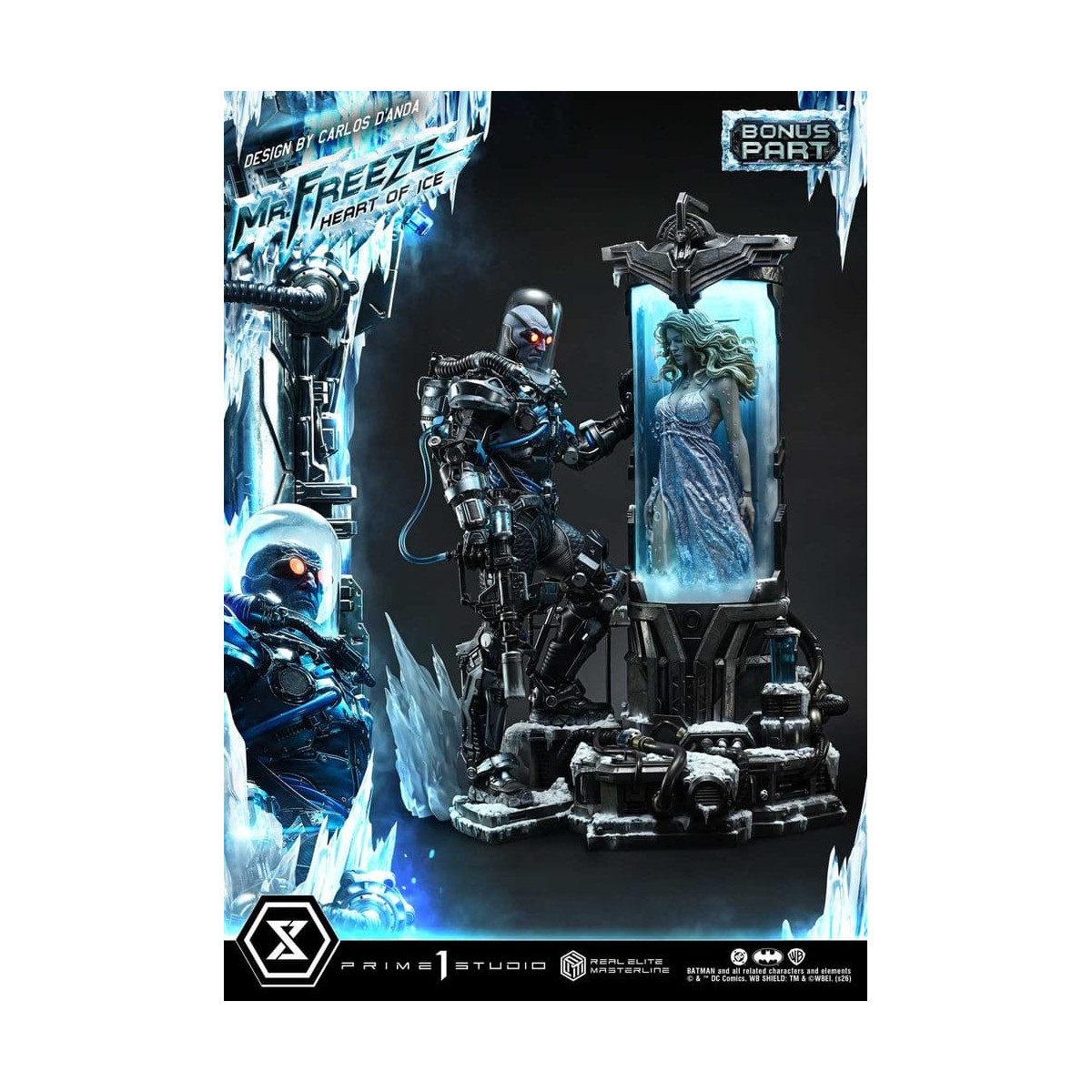 Prime 1 Studio - Mr. Freeze „Heart of Ice“ (Design: Carlos D'Anda) DX-Bonusversion – Real Elite Masterline Series 1/3