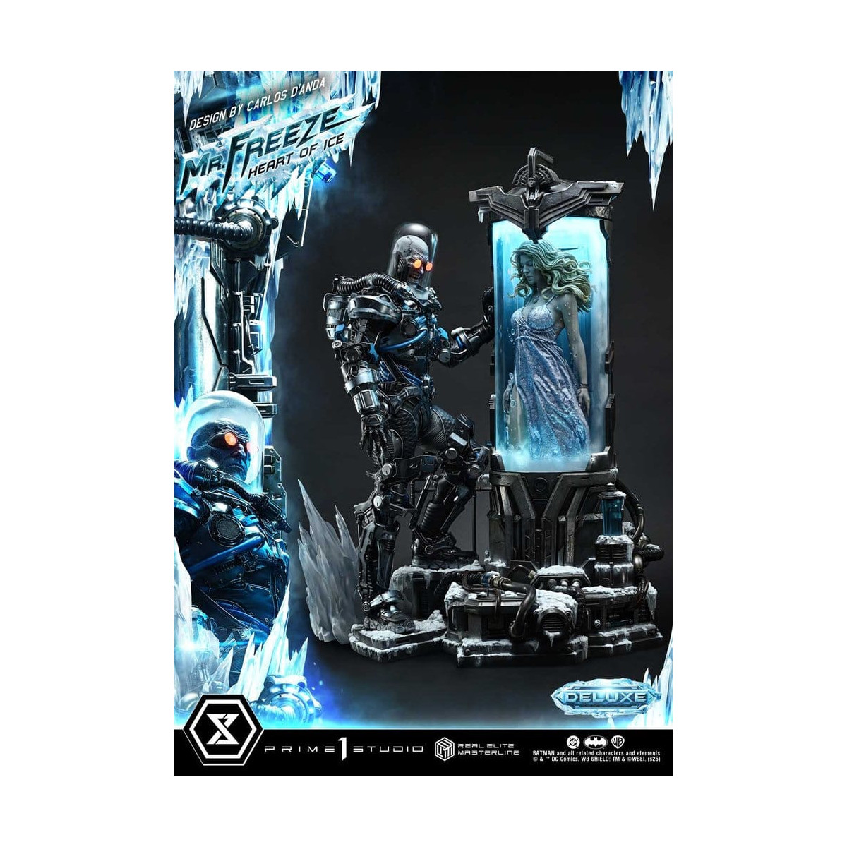 Prime 1 Studio - Mr. Freeze „Heart of Ice“ (Design: Carlos D'Anda) DX-Bonusversion – Real Elite Masterline Series 1/3