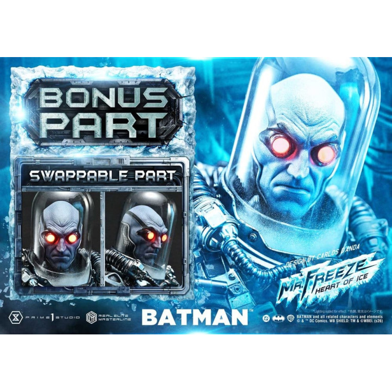 Prime 1 Studio - Mr. Freeze „Heart of Ice“ (Design: Carlos D'Anda) DX-Bonusversion – Real Elite Masterline Series 1/3