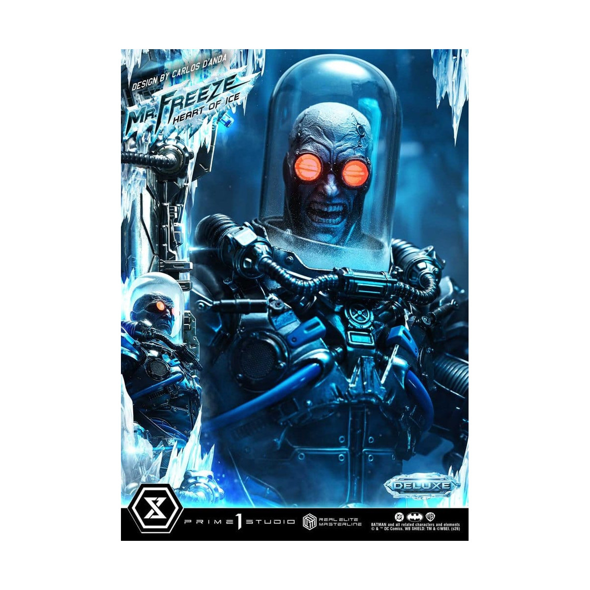 Prime 1 Studio - Mr. Freeze „Heart of Ice“ (Design: Carlos D'Anda) DX-Version – Real Elite Masterline Series 1/3