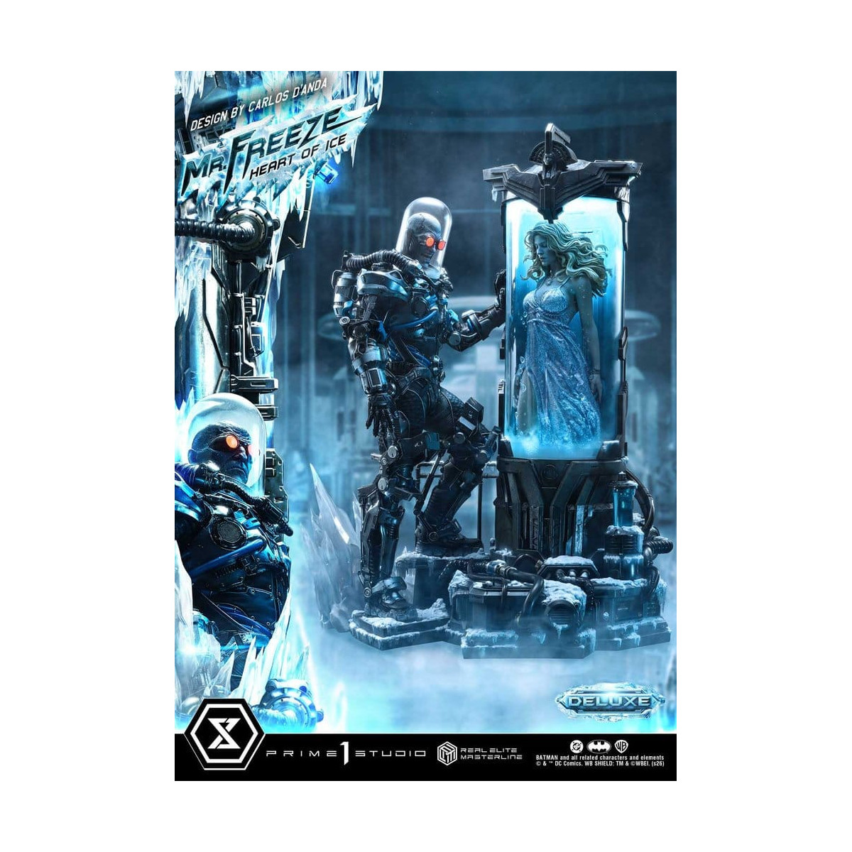 Prime 1 Studio - Mr. Freeze „Heart of Ice“ (Design: Carlos D'Anda) DX-Version – Real Elite Masterline Series 1/3