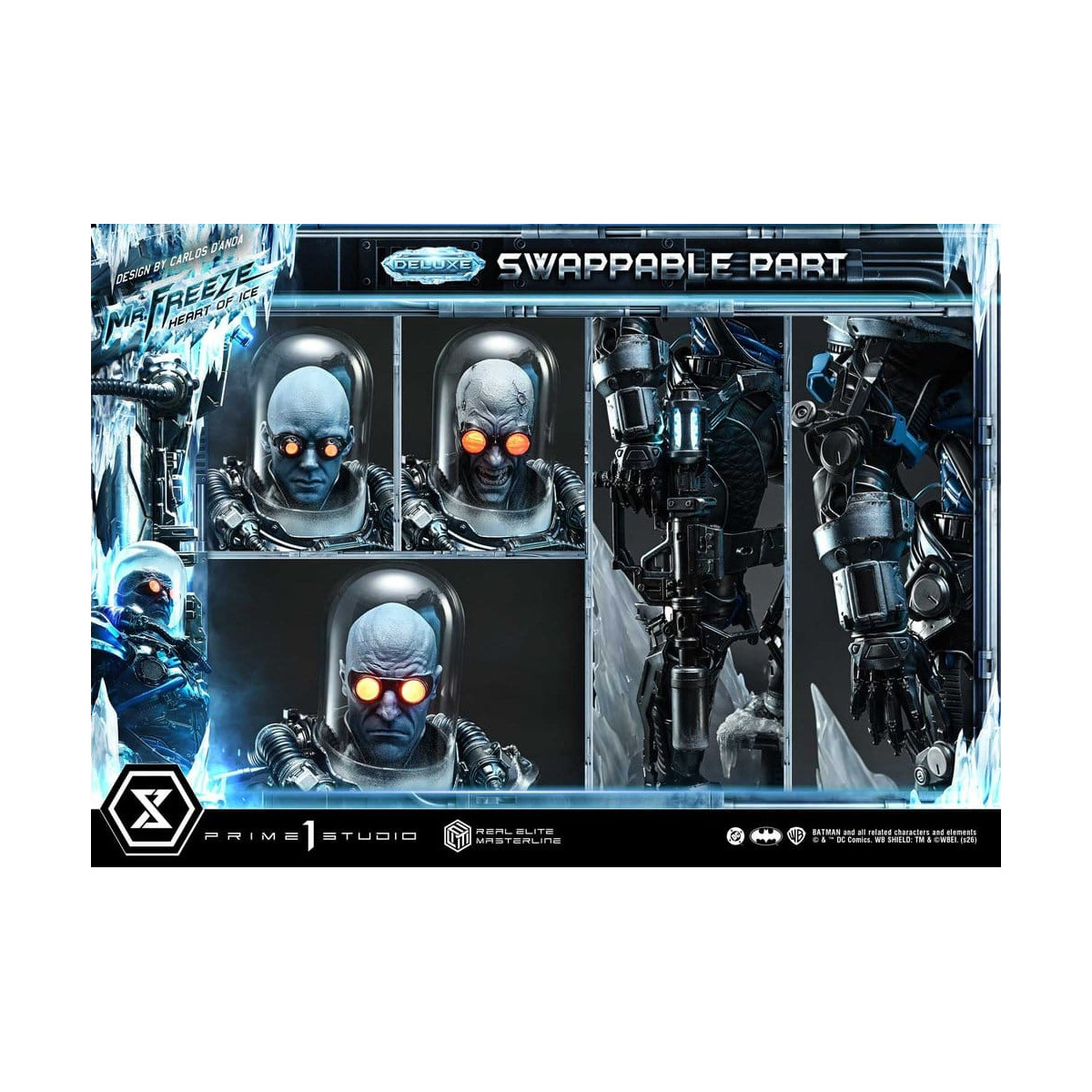 Prime 1 Studio - Mr. Freeze „Heart of Ice“ (Design: Carlos D'Anda) DX-Version – Real Elite Masterline Series 1/3