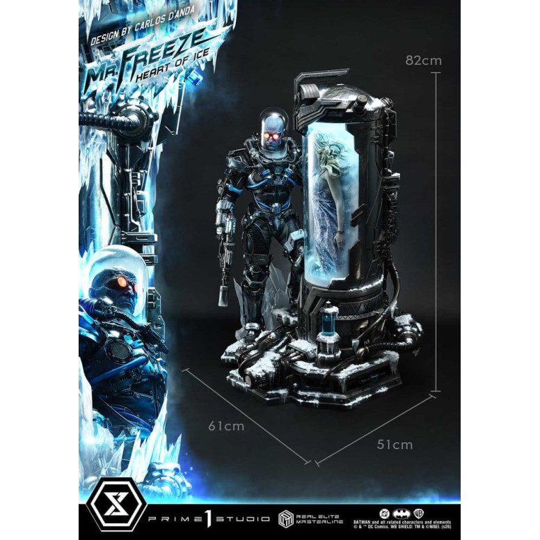 Prime 1 Studio - Mr. Freeze „Heart of Ice“ (Design: Carlos D'Anda) DX-Version – Real Elite Masterline Series 1/3