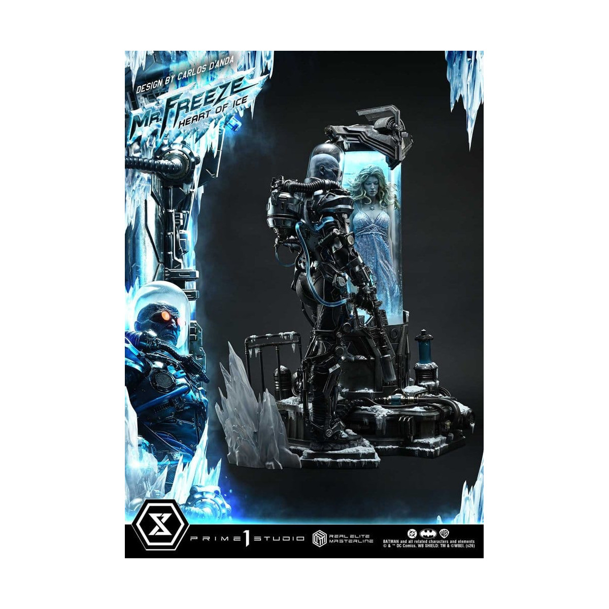Prime 1 Studio - Mr. Freeze „Heart of Ice“ (Design: Carlos D'Anda) DX-Version – Real Elite Masterline Series 1/3
