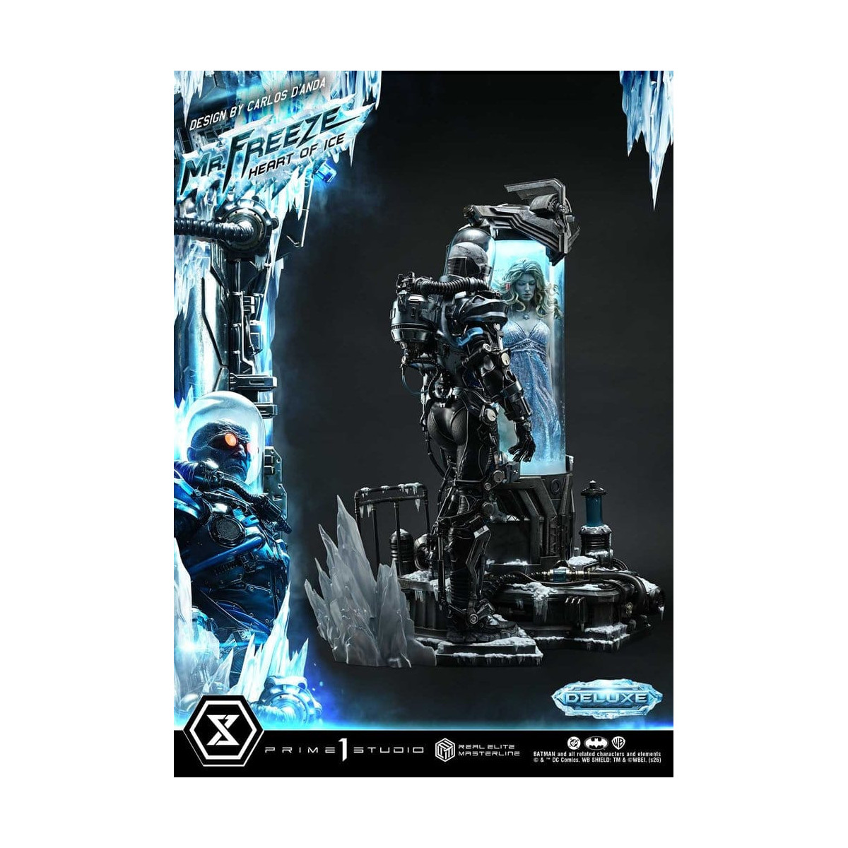 Prime 1 Studio - Mr. Freeze „Heart of Ice“ (Design: Carlos D'Anda) DX-Version – Real Elite Masterline Series 1/3