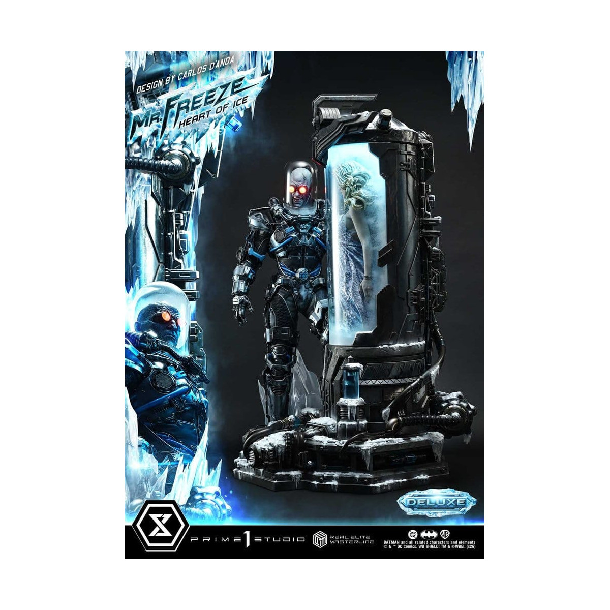 Prime 1 Studio - Mr. Freeze „Heart of Ice“ (Design: Carlos D'Anda) DX-Version – Real Elite Masterline Series 1/3