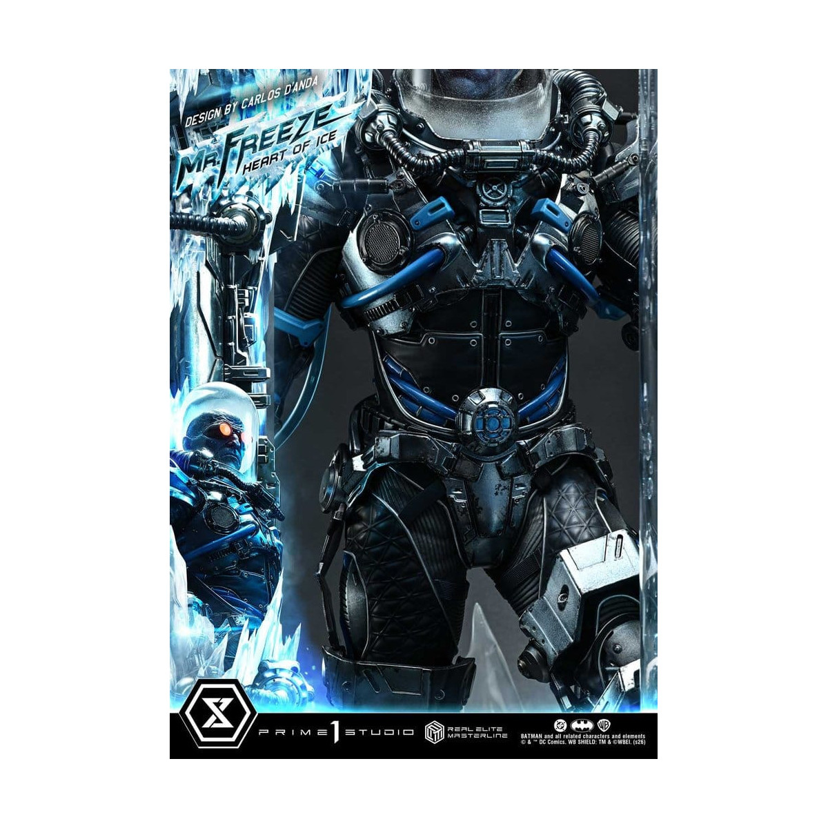 Prime 1 Studio - Mr. Freeze „Heart of Ice“ (Design: Carlos D'Anda) DX-Version – Real Elite Masterline Series 1/3