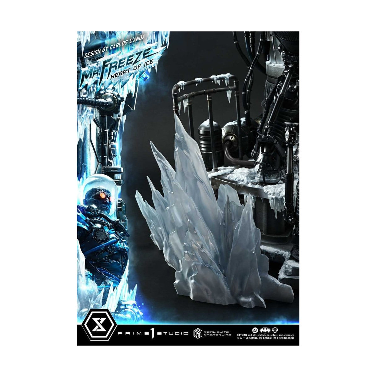 Prime 1 Studio - Mr. Freeze „Heart of Ice“ (Design: Carlos D'Anda) DX-Version – Real Elite Masterline Series 1/3