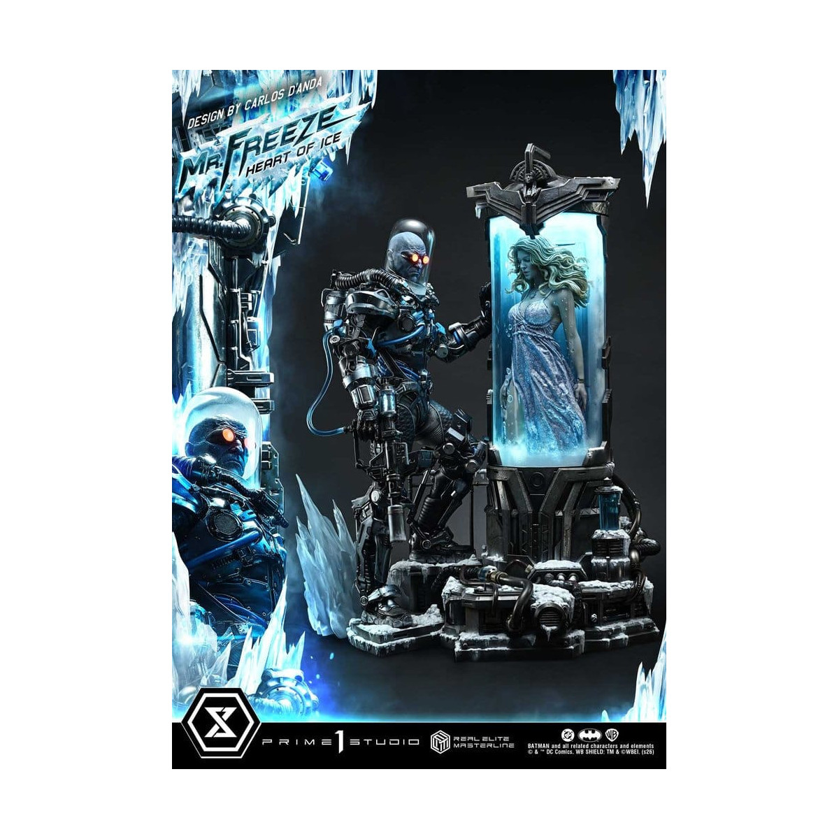 Prime 1 Studio - Mr. Freeze „Heart of Ice“ (Design: Carlos D'Anda) – Real Elite Masterline Serie 1/3