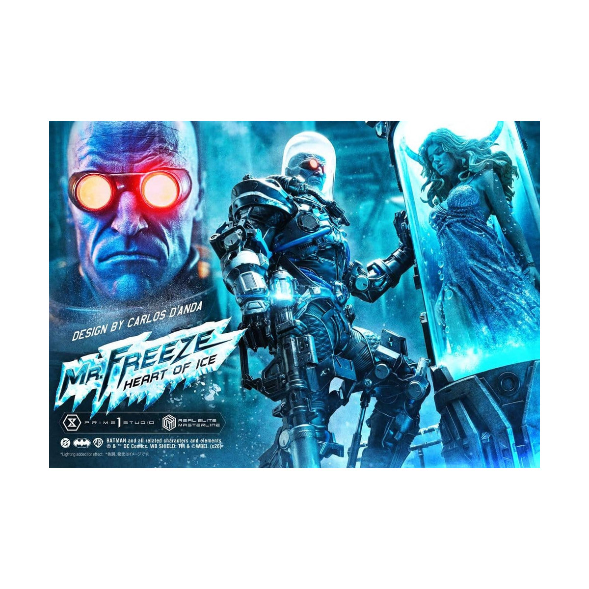 Prime 1 Studio - Mr. Freeze „Heart of Ice“ (Design: Carlos D'Anda) – Real Elite Masterline Serie 1/3