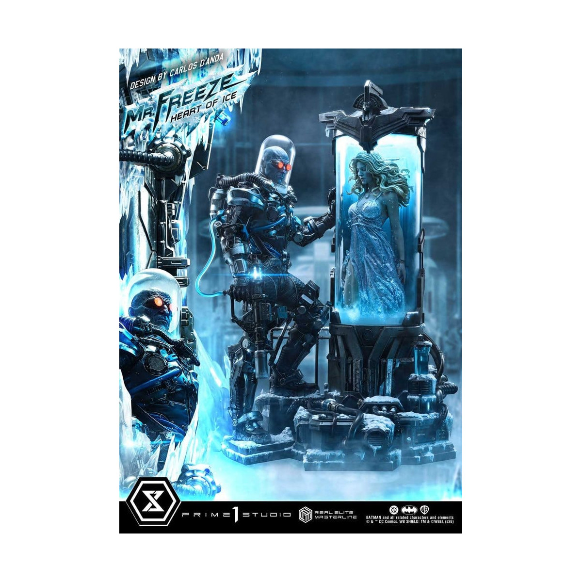 Prime 1 Studio - Mr. Freeze „Heart of Ice“ (Design: Carlos D'Anda) – Real Elite Masterline Serie 1/3