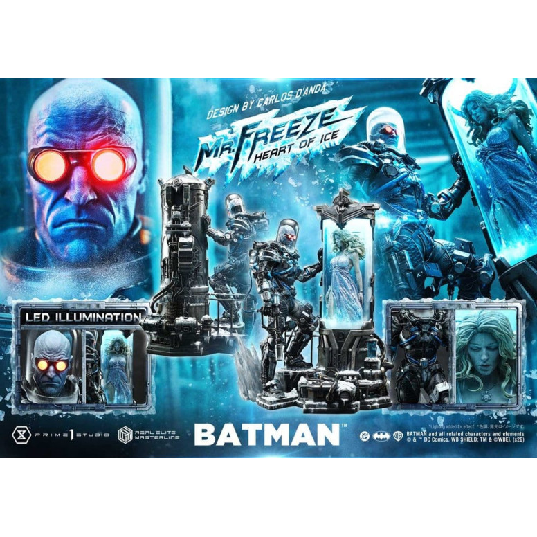 Prime 1 Studio - Mr. Freeze „Heart of Ice“ (Design: Carlos D'Anda) – Real Elite Masterline Serie 1/3