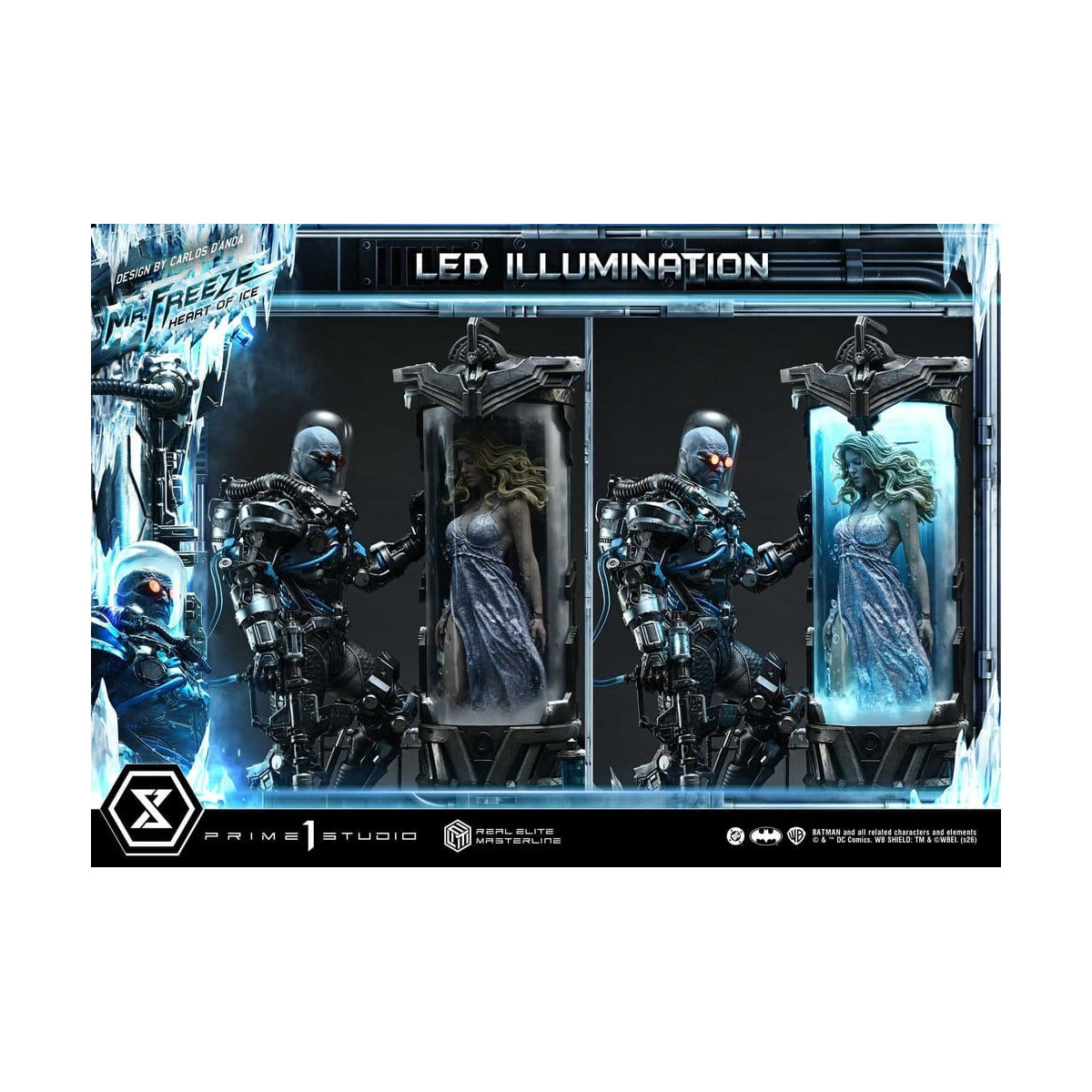 Prime 1 Studio - Mr. Freeze „Heart of Ice“ (Design: Carlos D'Anda) – Real Elite Masterline Serie 1/3