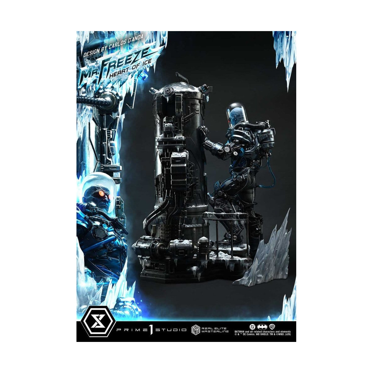 Prime 1 Studio - Mr. Freeze „Heart of Ice“ (Design: Carlos D'Anda) – Real Elite Masterline Serie 1/3