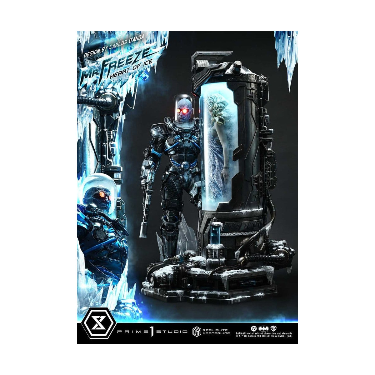 Prime 1 Studio - Mr. Freeze „Heart of Ice“ (Design: Carlos D'Anda) – Real Elite Masterline Serie 1/3