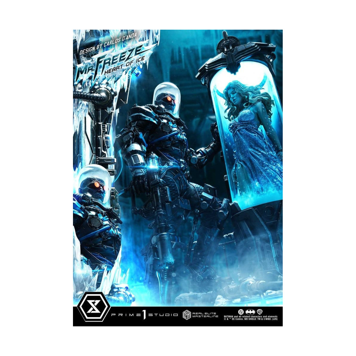 Prime 1 Studio - Mr. Freeze „Heart of Ice“ (Design: Carlos D'Anda) – Real Elite Masterline Serie 1/3