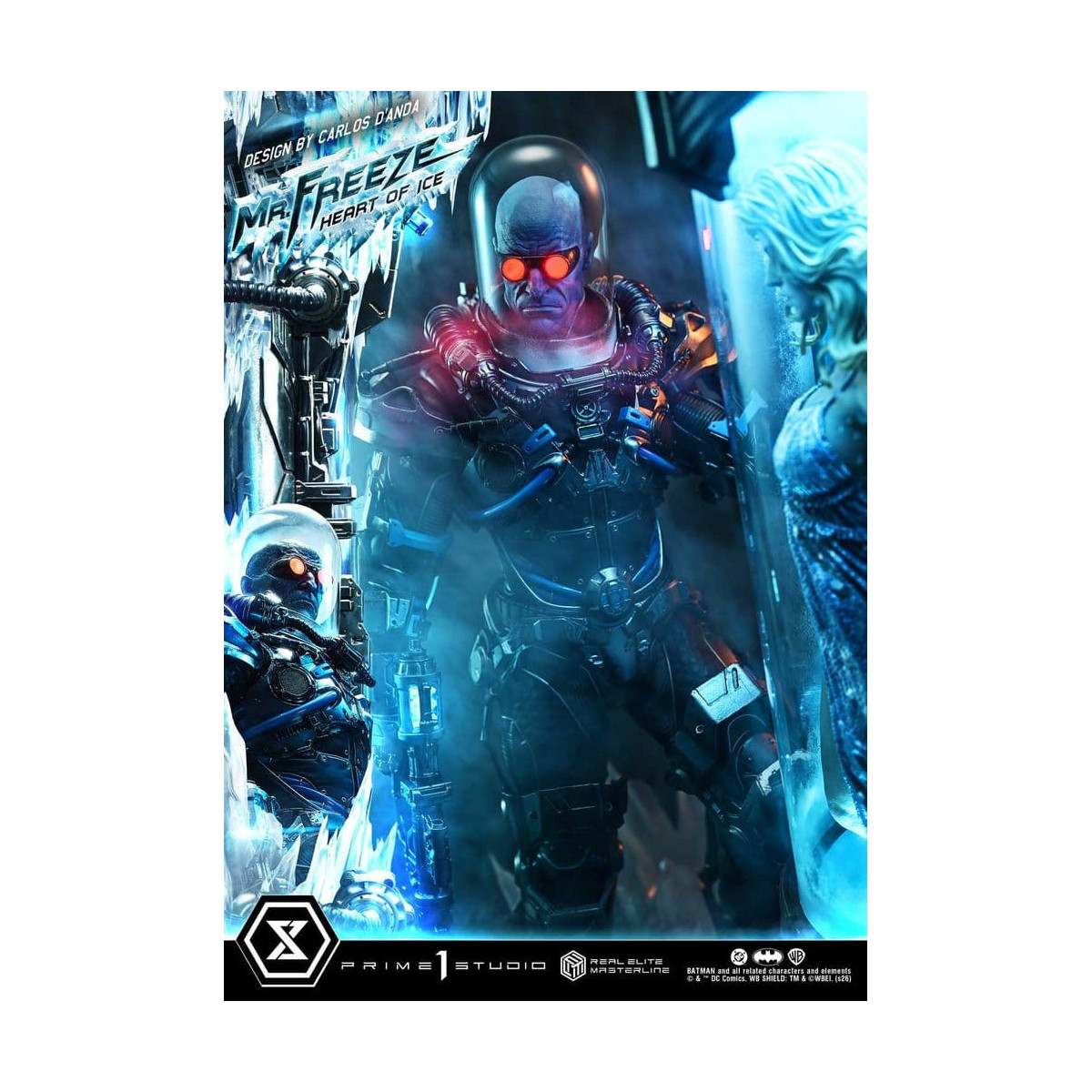 Prime 1 Studio - Mr. Freeze „Heart of Ice“ (Design: Carlos D'Anda) – Real Elite Masterline Serie 1/3