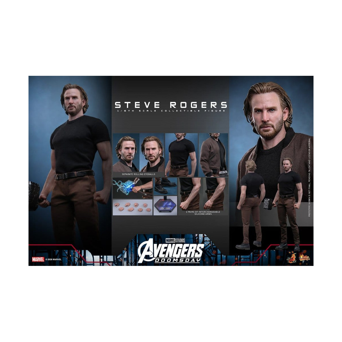 Hot Toys – Steve Rogers 1:6 – „ Avengers “: Doomsday