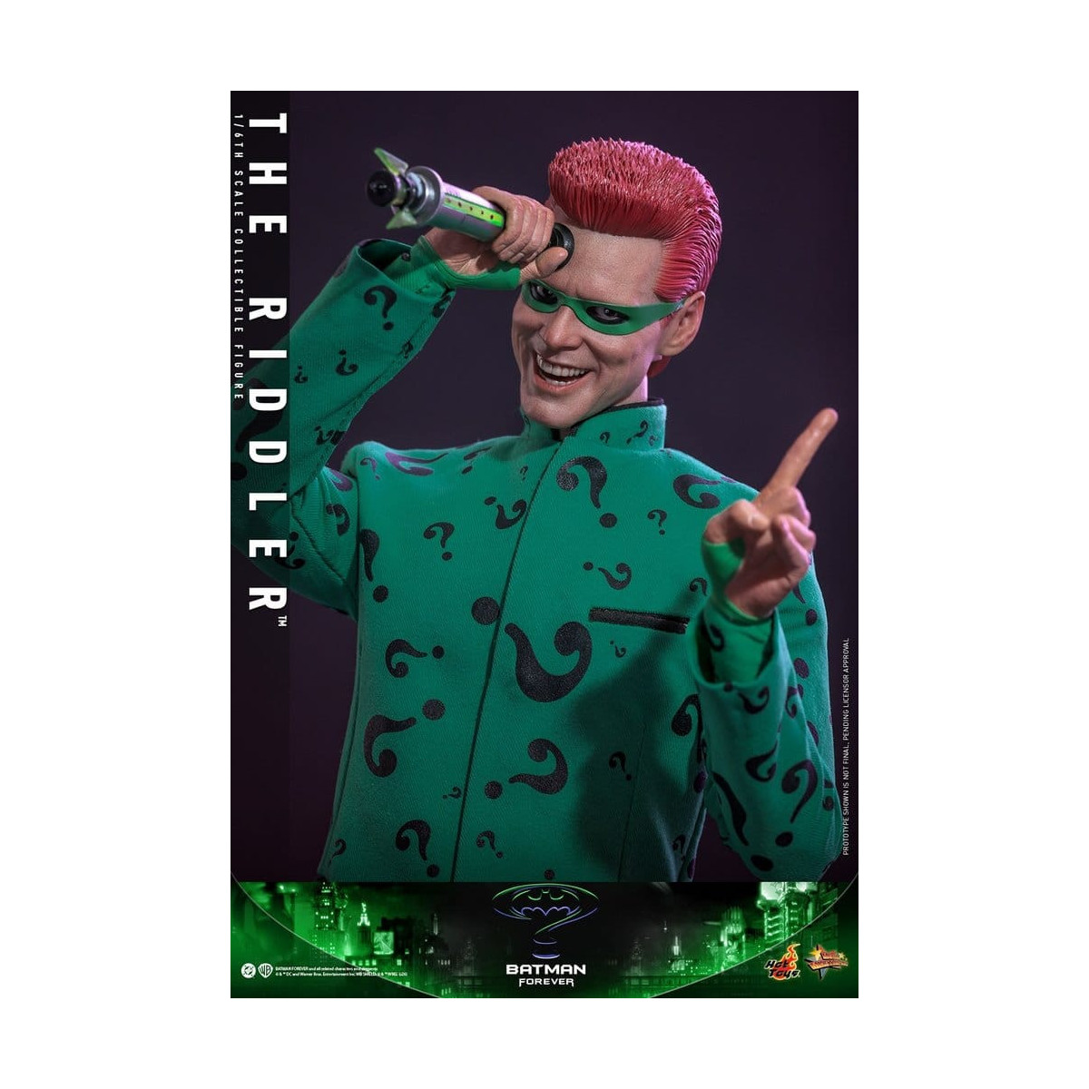 Hot Toys DC Comics – Riddler „ MMS “ im Maßstab 1:6 – Batman Forever