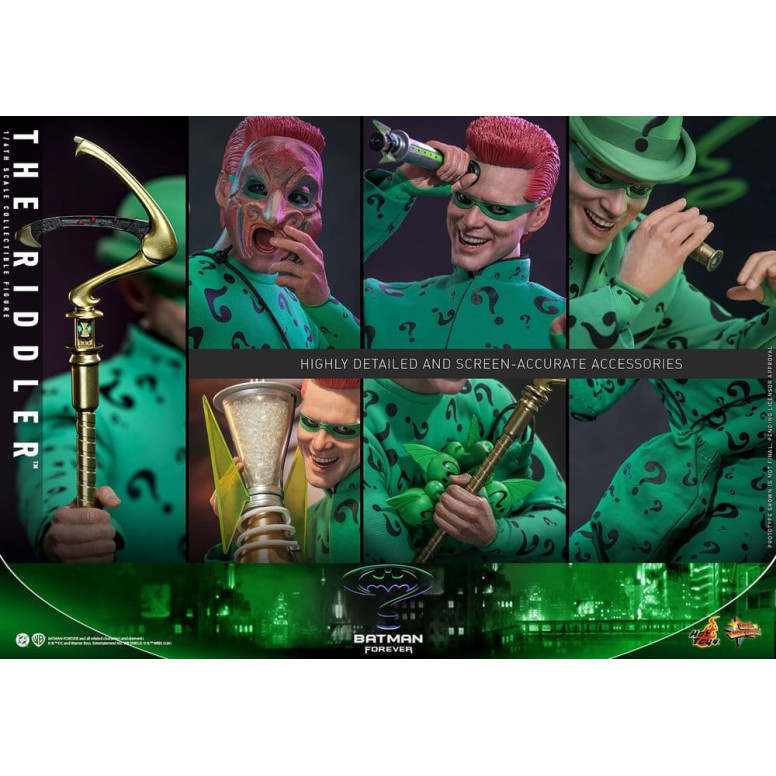 Hot Toys DC Comics – Riddler „ MMS “ im Maßstab 1:6 – Batman Forever