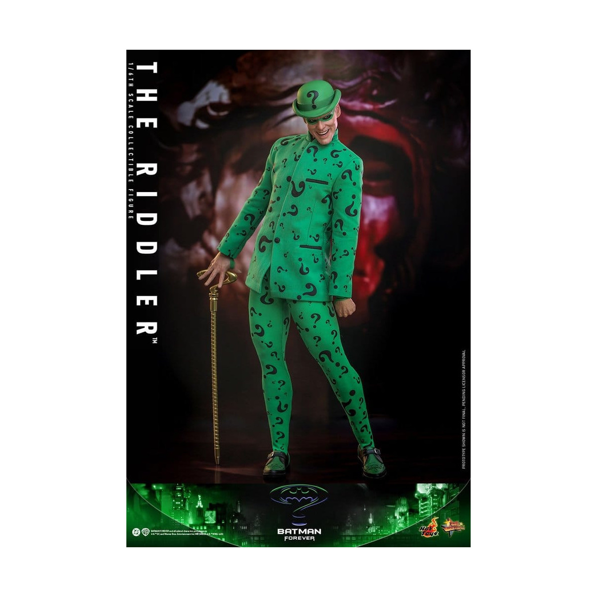 Hot Toys DC Comics – Riddler „ MMS “ im Maßstab 1:6 – Batman Forever