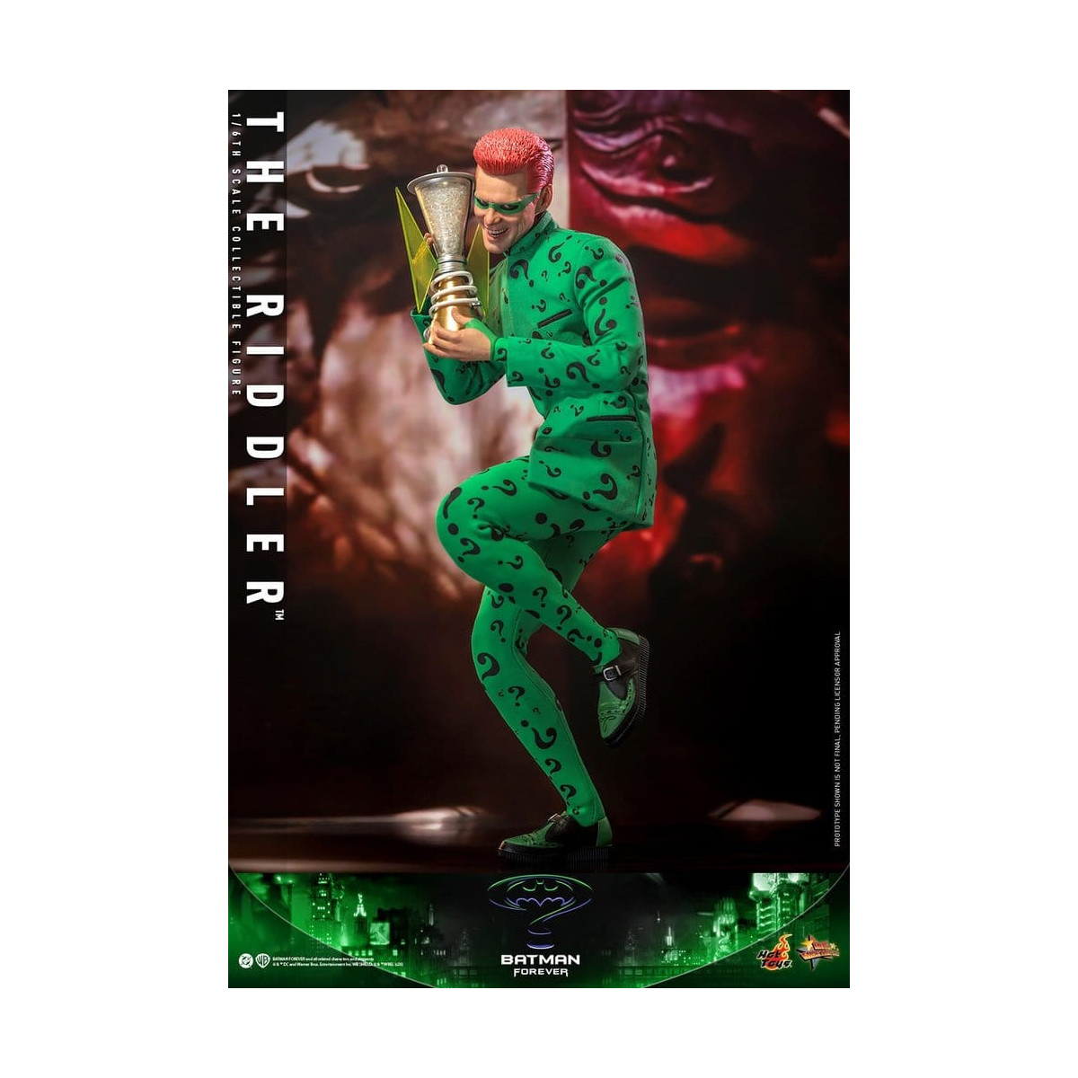 Hot Toys DC Comics – Riddler „ MMS “ im Maßstab 1:6 – Batman Forever