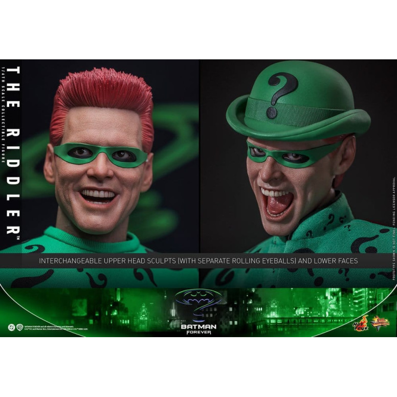 Hot Toys DC Comics – Riddler „ MMS “ im Maßstab 1:6 – Batman Forever