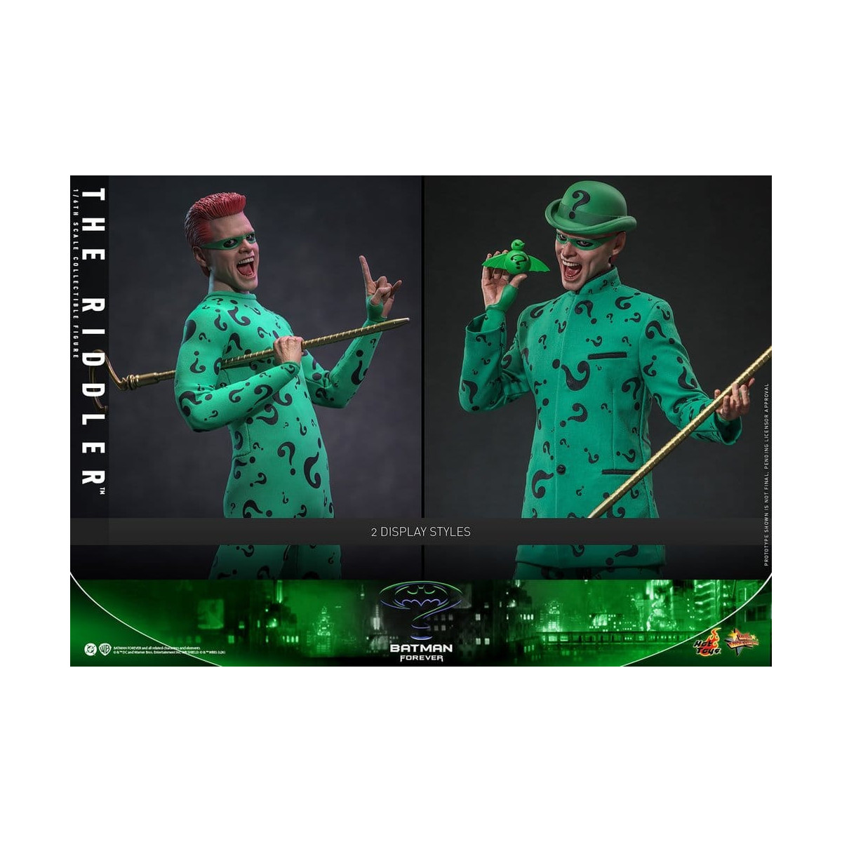 Hot Toys DC Comics – Riddler „ MMS “ im Maßstab 1:6 – Batman Forever
