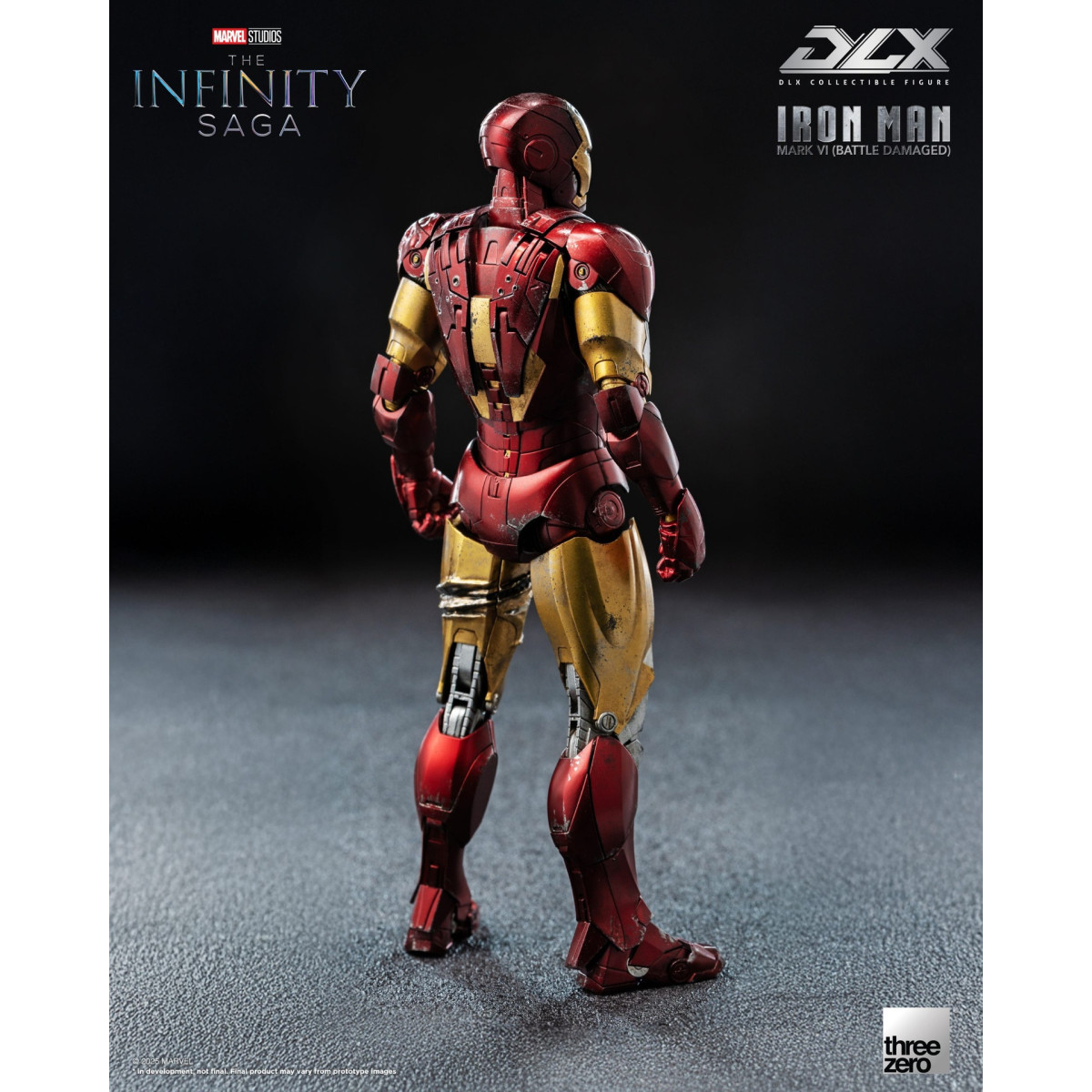 Threezero Infinity Saga Iron Man – Mark 6 (Battle Damaged) DLX, Maßstab 1:12