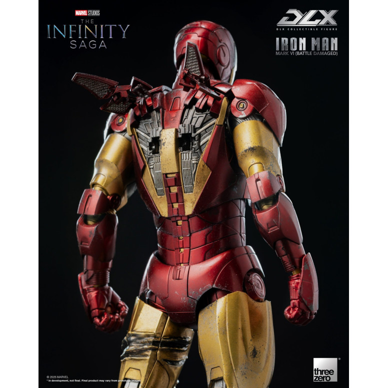 Threezero Infinity Saga Iron Man – Mark 6 (Battle Damaged) DLX, Maßstab 1:12