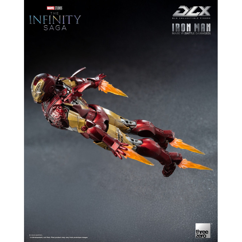 Threezero Infinity Saga Iron Man – Mark 6 (Battle Damaged) DLX, Maßstab 1:12