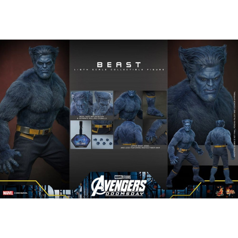 Hot Toys – Beast MMS, Maßstab 1:6 – „ Avengers “: Doomsday