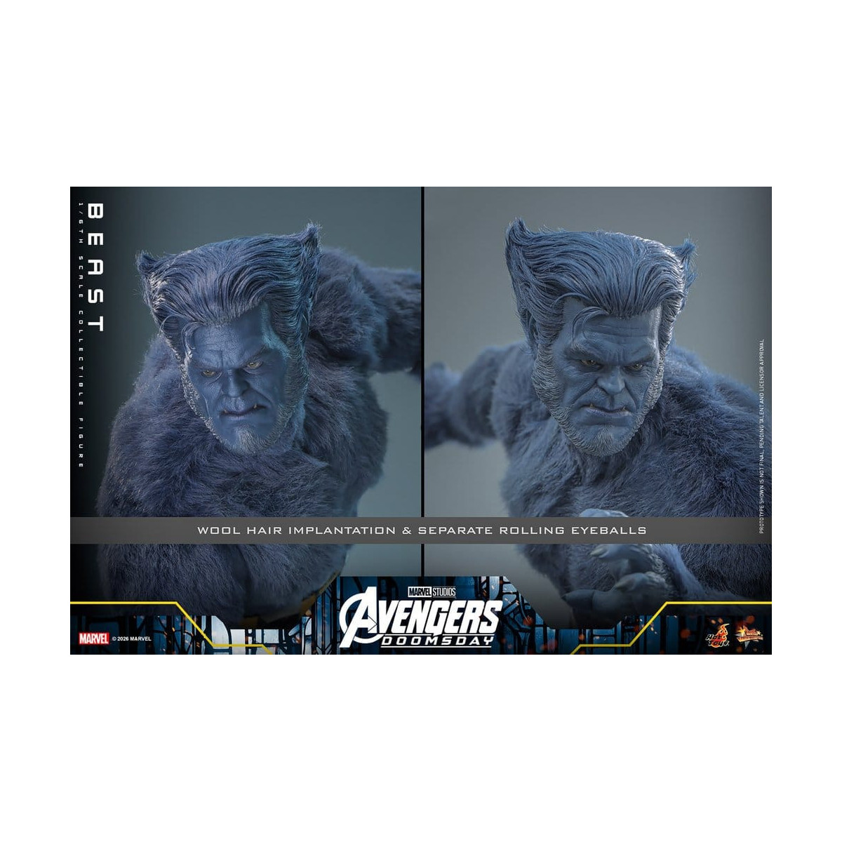 Hot Toys – Beast MMS, Maßstab 1:6 – „ Avengers “: Doomsday