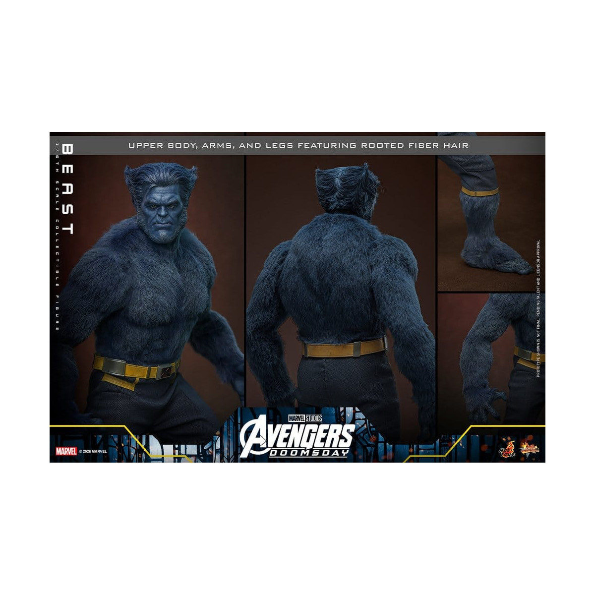 Hot Toys – Beast MMS, Maßstab 1:6 – „ Avengers “: Doomsday