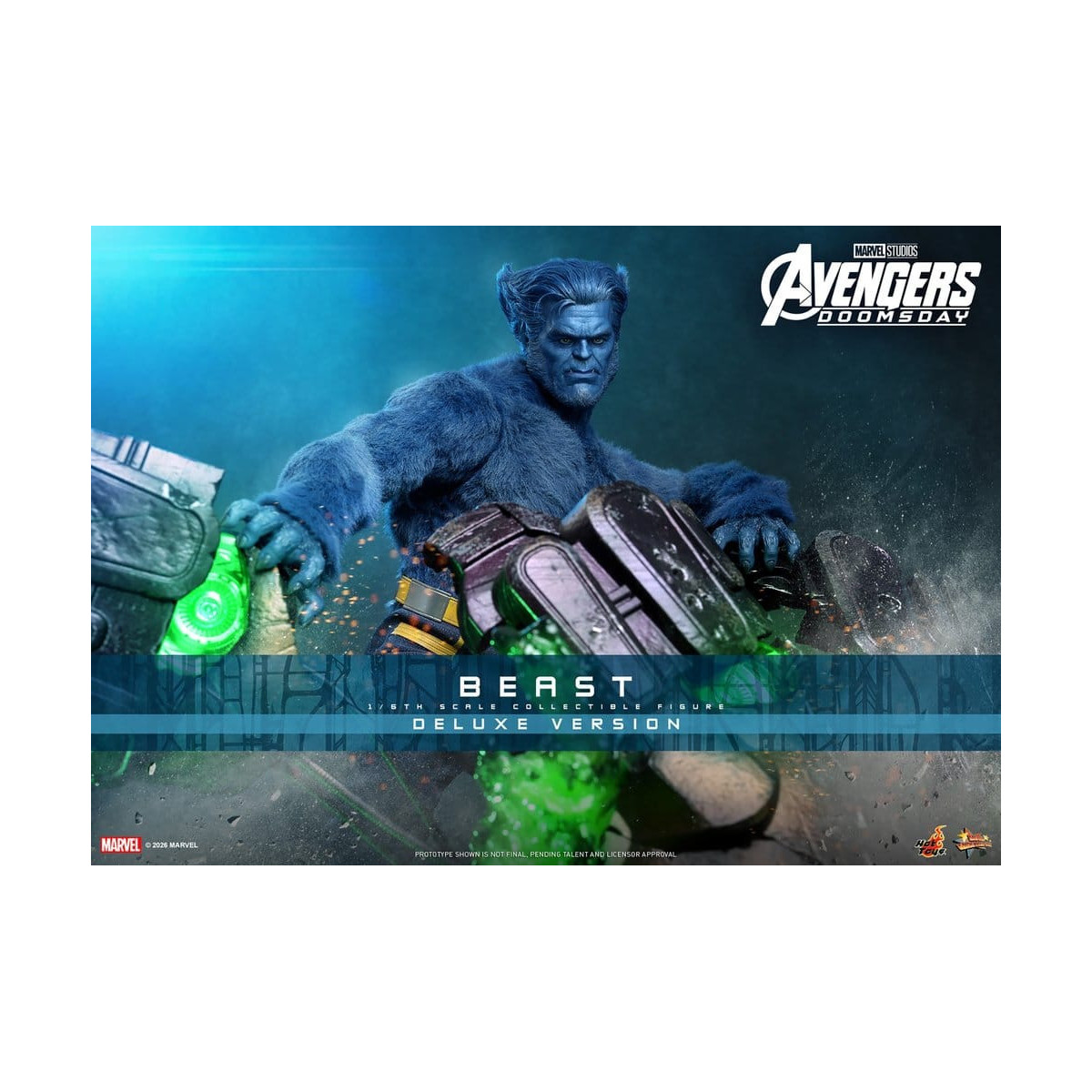 Hot Toys – Beast Deluxe-Version „ MMS “ im Maßstab 1:6 – „ Avengers “: Doomsday