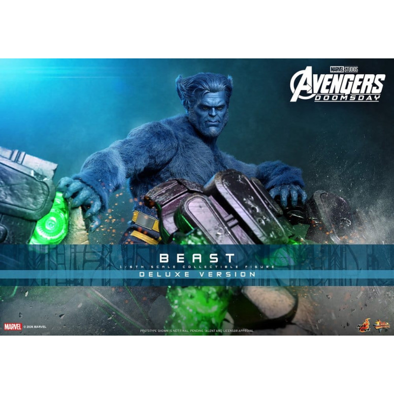 Hot Toys – Beast Deluxe-Version „ MMS “ im Maßstab 1:6 – „ Avengers “: Doomsday
