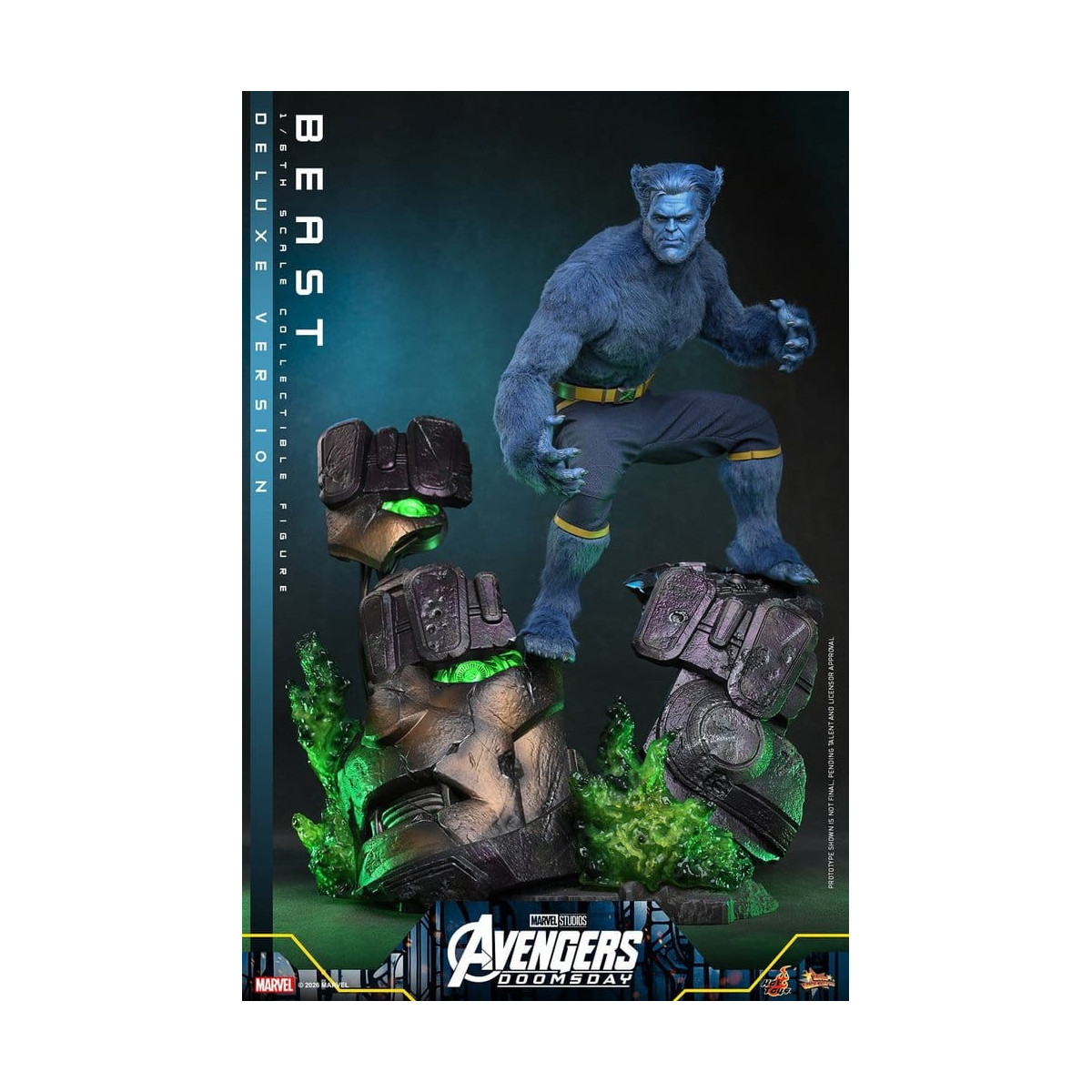 Hot Toys – Beast Deluxe-Version „ MMS “ im Maßstab 1:6 – „ Avengers “: Doomsday
