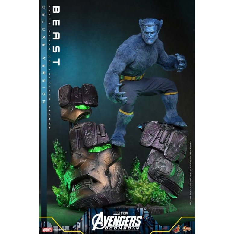 Hot Toys – Beast Deluxe-Version „ MMS “ im Maßstab 1:6 – „ Avengers “: Doomsday