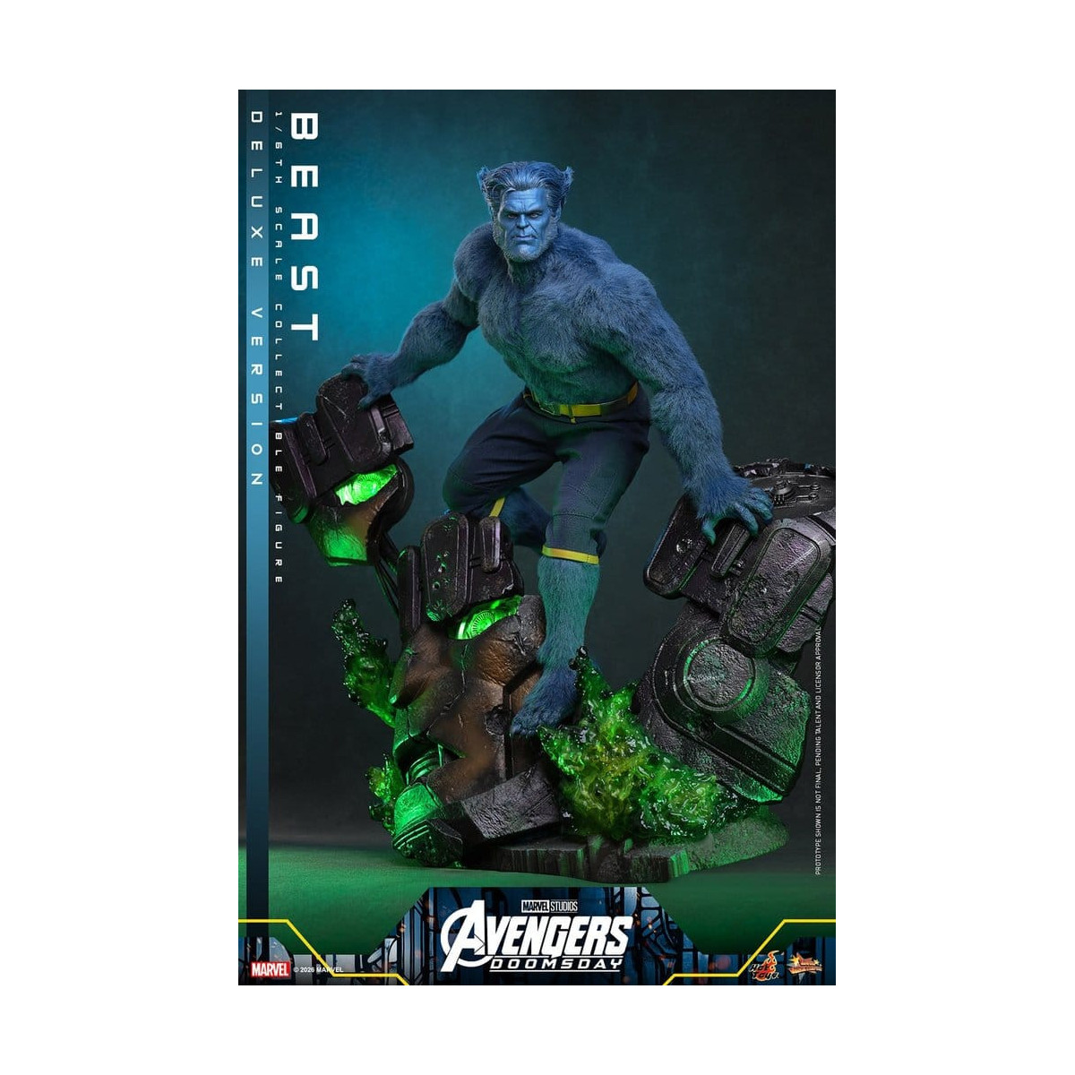 Hot Toys – Beast Deluxe-Version „ MMS “ im Maßstab 1:6 – „ Avengers “: Doomsday