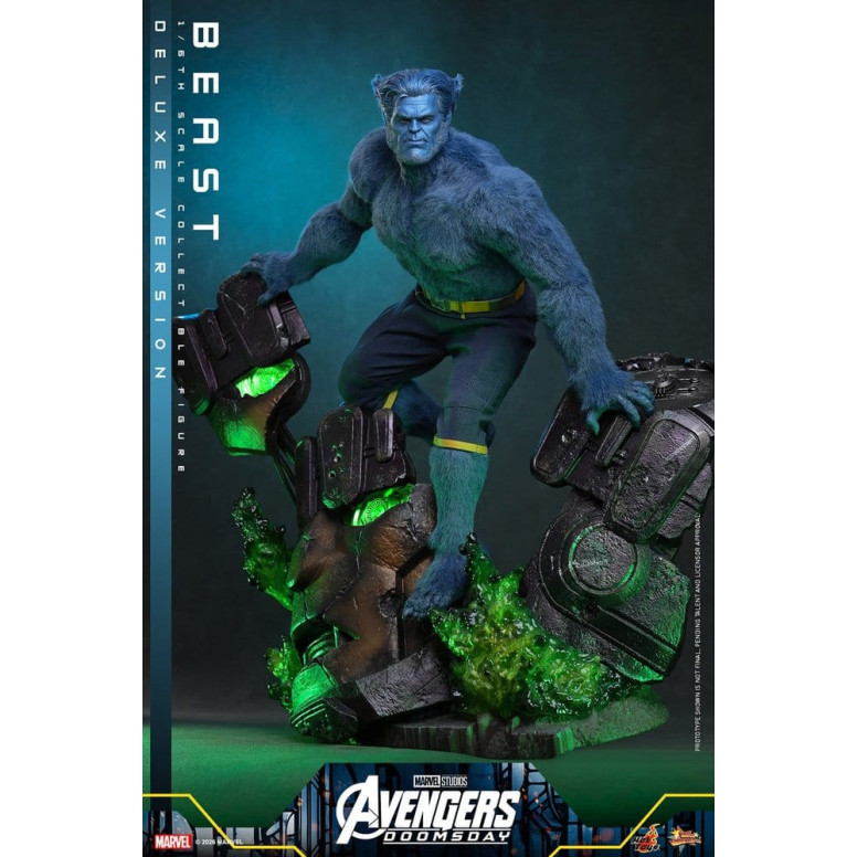 Hot Toys – Beast Deluxe-Version „ MMS “ im Maßstab 1:6 – „ Avengers “: Doomsday