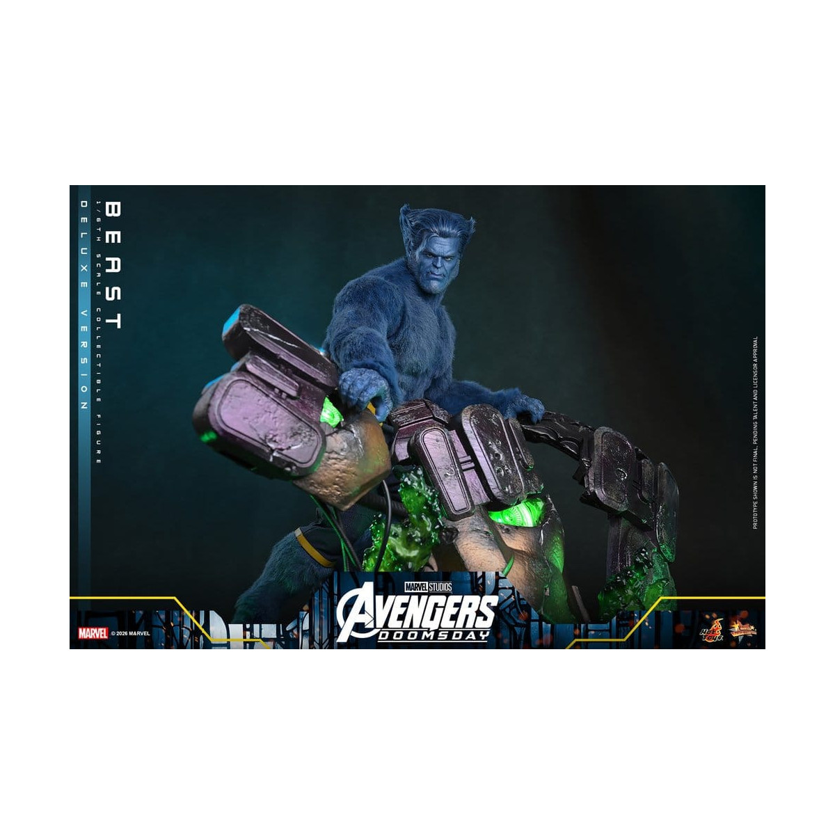 Hot Toys – Beast Deluxe-Version „ MMS “ im Maßstab 1:6 – „ Avengers “: Doomsday