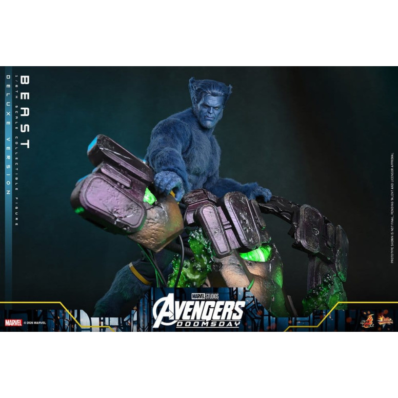 Hot Toys – Beast Deluxe-Version „ MMS “ im Maßstab 1:6 – „ Avengers “: Doomsday