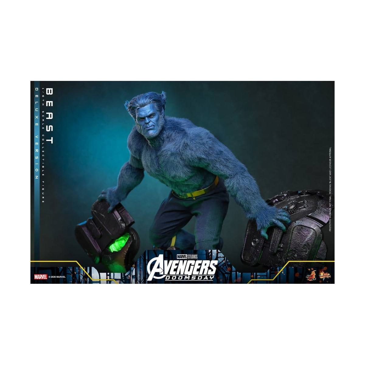 Hot Toys – Beast Deluxe-Version „ MMS “ im Maßstab 1:6 – „ Avengers “: Doomsday