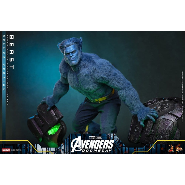 Hot Toys – Beast Deluxe-Version „ MMS “ im Maßstab 1:6 – „ Avengers “: Doomsday