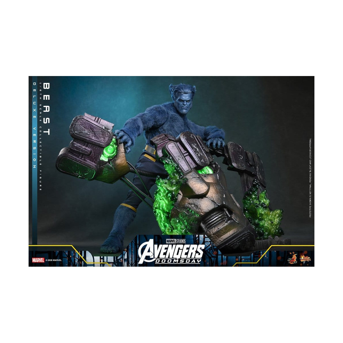 Hot Toys – Beast Deluxe-Version „ MMS “ im Maßstab 1:6 – „ Avengers “: Doomsday