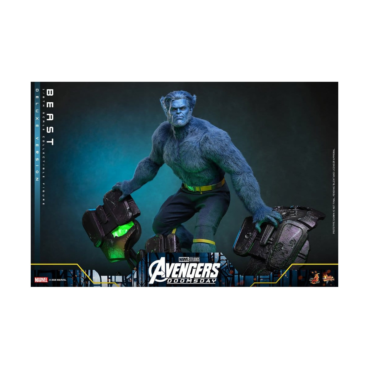 Hot Toys – Beast Deluxe-Version „ MMS “ im Maßstab 1:6 – „ Avengers “: Doomsday