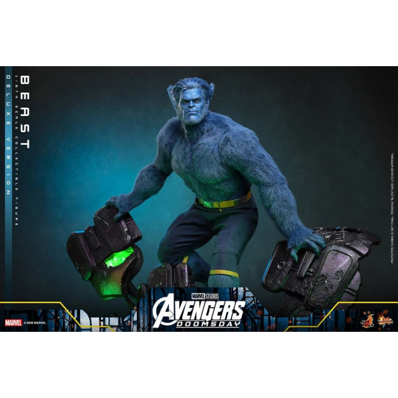 Hot Toys – Beast Deluxe-Version „ MMS “ im Maßstab 1:6 – „ Avengers “: Doomsday