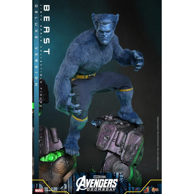 Hot Toys – Beast Deluxe-Version „ MMS “ im Maßstab 1:6 – „ Avengers “: Doomsday